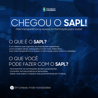 📢 Chegou o SAPL à Câmara Municipal de Craíbas!